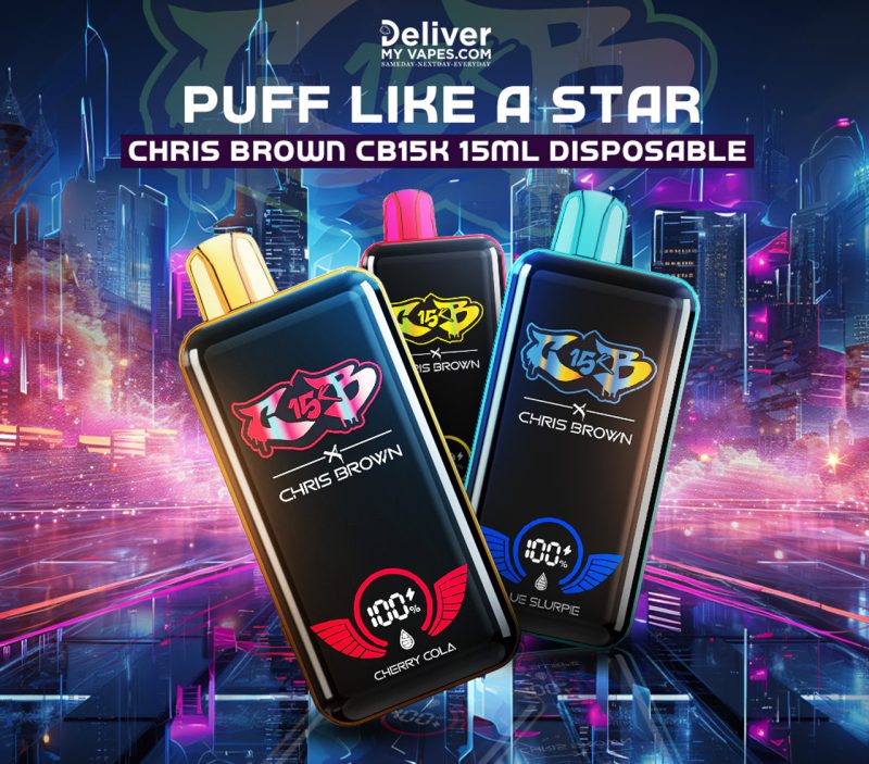 پاد 15000 پاف کریس براون/ یکبار مصرف جدید chris Brown - Image 3
