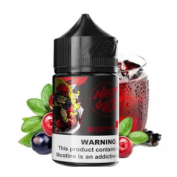 Blackcurrant-Bad-Blood جویس نستی با طعم انگور سیاه فرنگی Nasty Bad Blood - Image 1