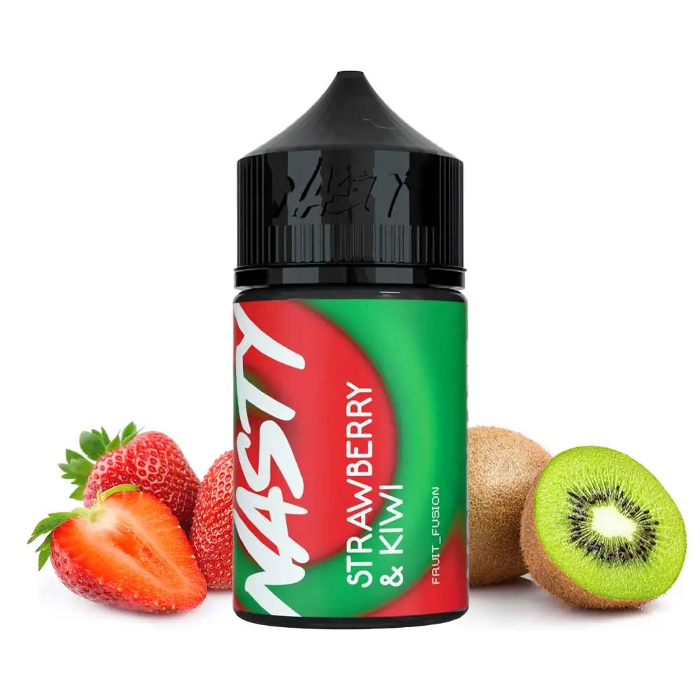 nasty-strawberry-kiwi-ejuice_smokcenter جویس نستی توتفرنگی و کیوی STRAWBERRY & KIWI - Image 1