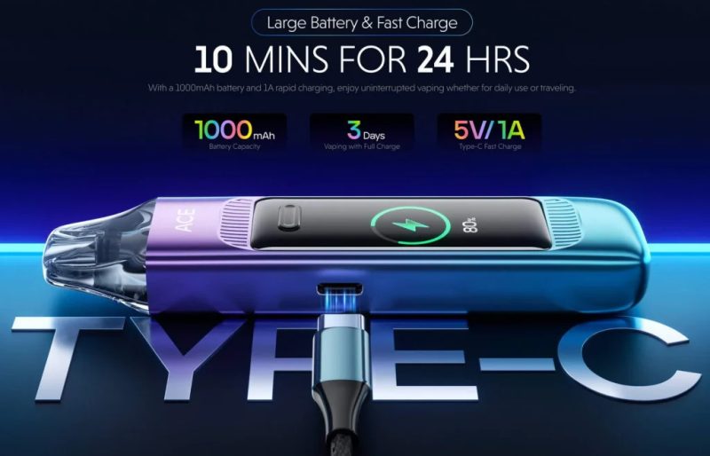 پاد ماد وزول دائمی مدل ایس مکس 30 واتVozol Ace Max Pod Kit - Image 4