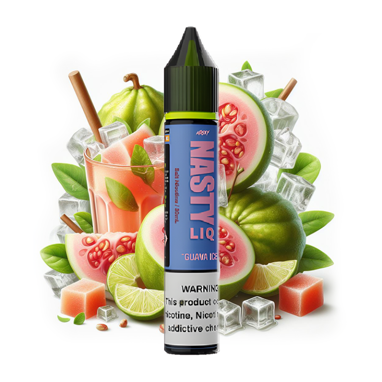 نیکوتین-نستی-گوآوا-یخ-Nasty-Guava-Ice-Salt-Nic-30ml-1-768x768-1 سالت نستی گواوا یخ _ Nasty Guavava iceSalt - Image 1