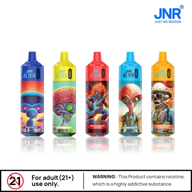 پاد یکبار مصرف الین میکس بری | JNR Alien 10000 puffs - Image 2