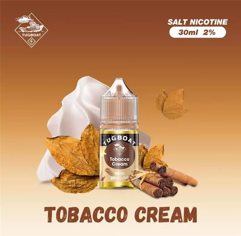 33b38d56-3489-4118-bb67-db0247bf2c13 سالت تاگ بوت تنباکو خامه SALT TUGBOAT TOBACCO CREAM - Image 1