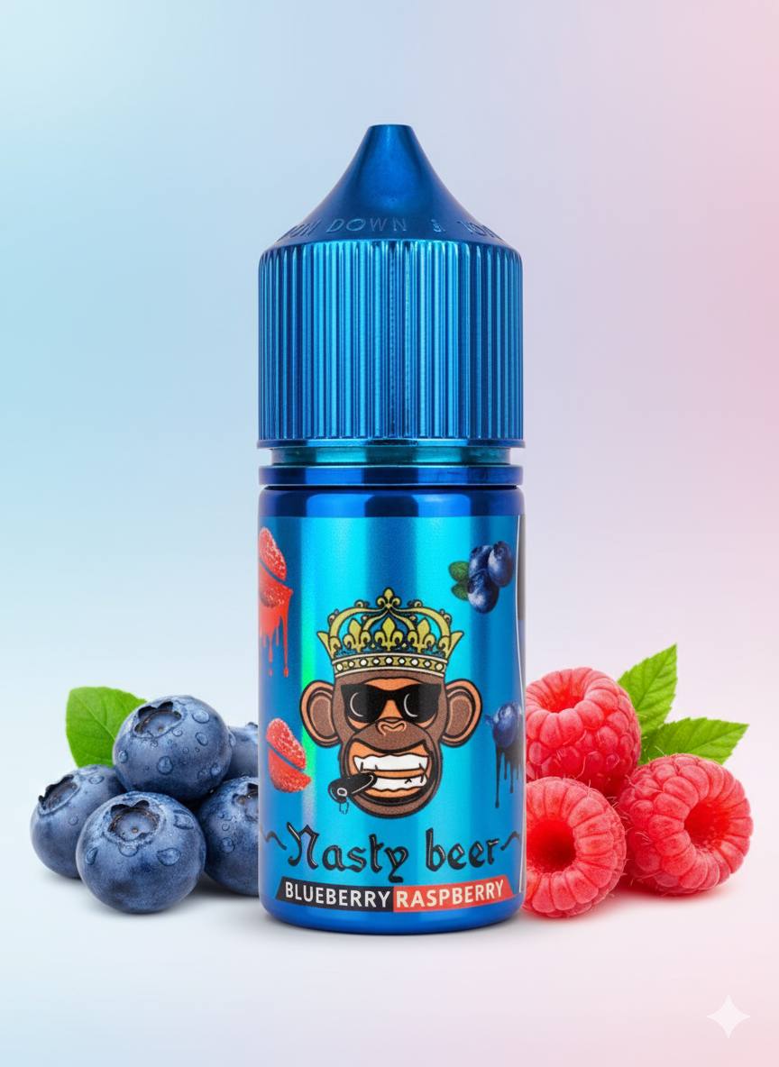 5904335677355133882 سالت نستی بیر بلوبری رزبری | Nasty Bear Blueberry Raspberry Salt - Image 1