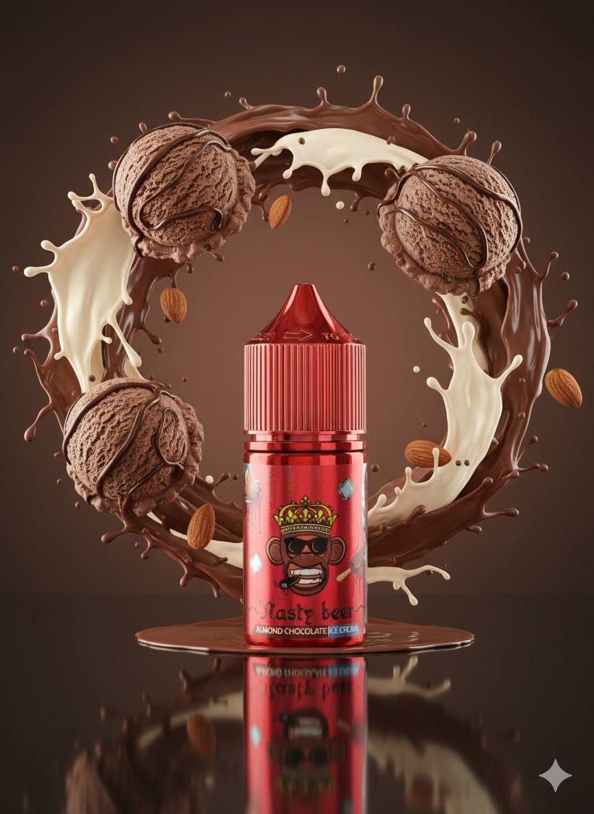 5904335677355133886 سالت نستی بیر بستنی شکلاتی | Nasty Bear Chocolate Ice Cream Salt - Image 1