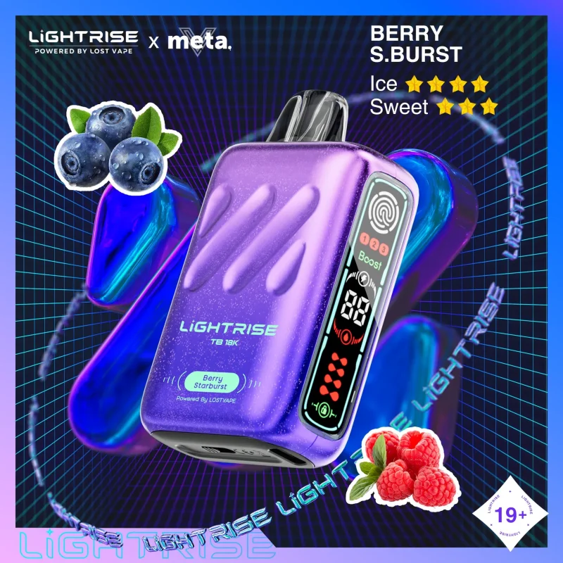 پاد یکبار مصرف 18000پاف لایت رایز لاست ویپ تی بی (Lost Vape Lightrise TB 18K) - Image 2