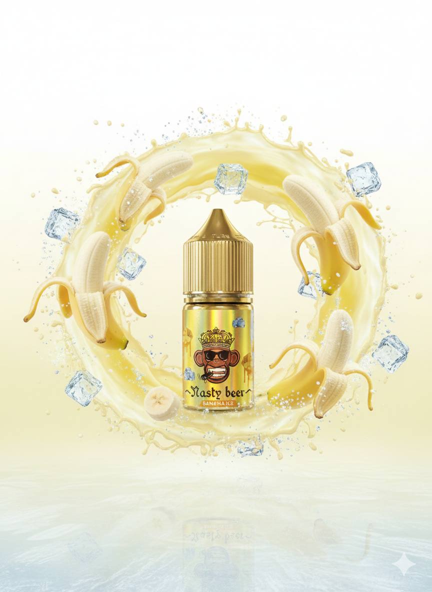 5904335677355133875 سالت نستی بیر موز یخ | Nasty Bear Banana Ice Salt - Image 1