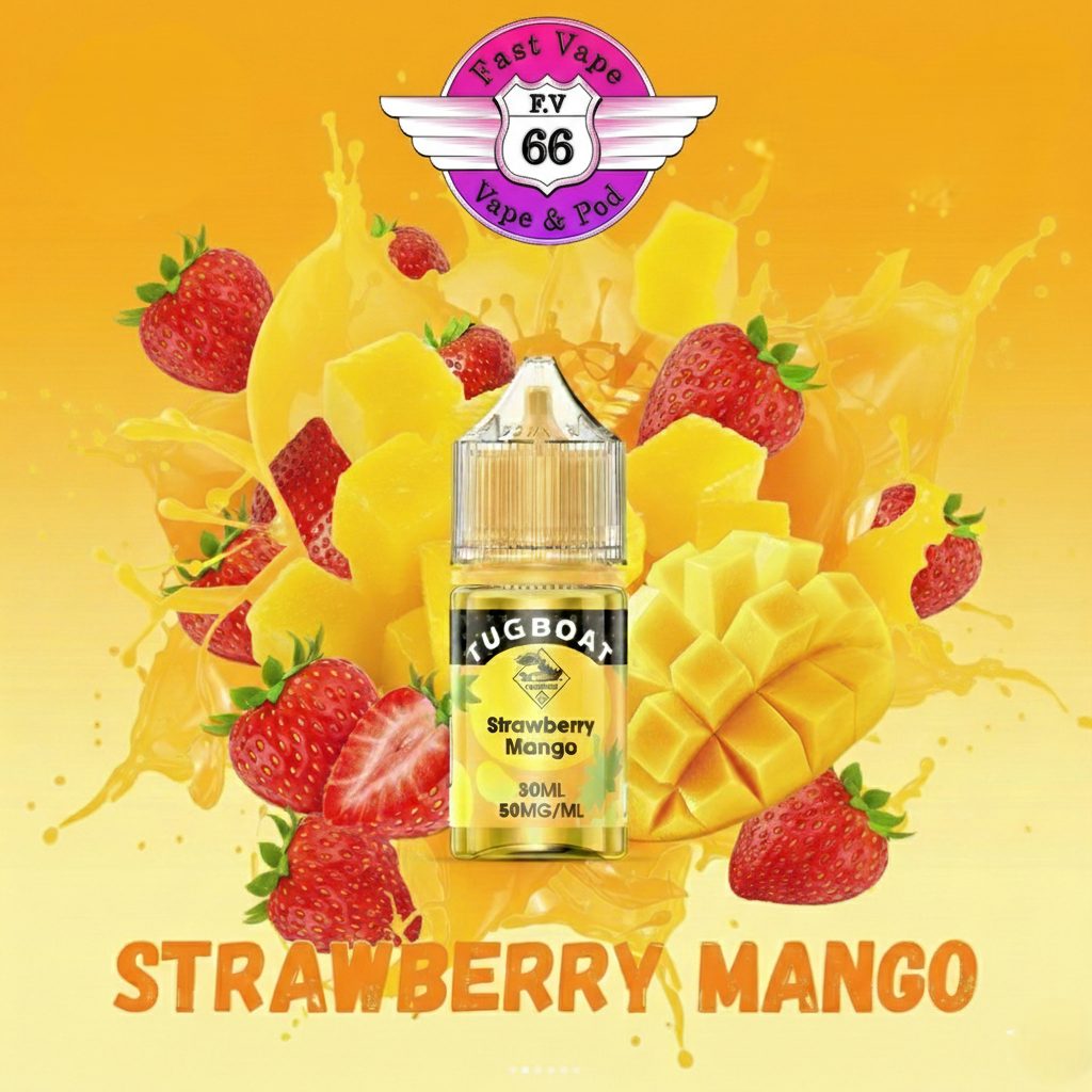 Gemini_Generated_Image_n9niv1n9niv1n9ni سالت نیکوتین تاگبات توتفرنگی نعناع | Tugboat Strawberry mango Salt - Image 1
