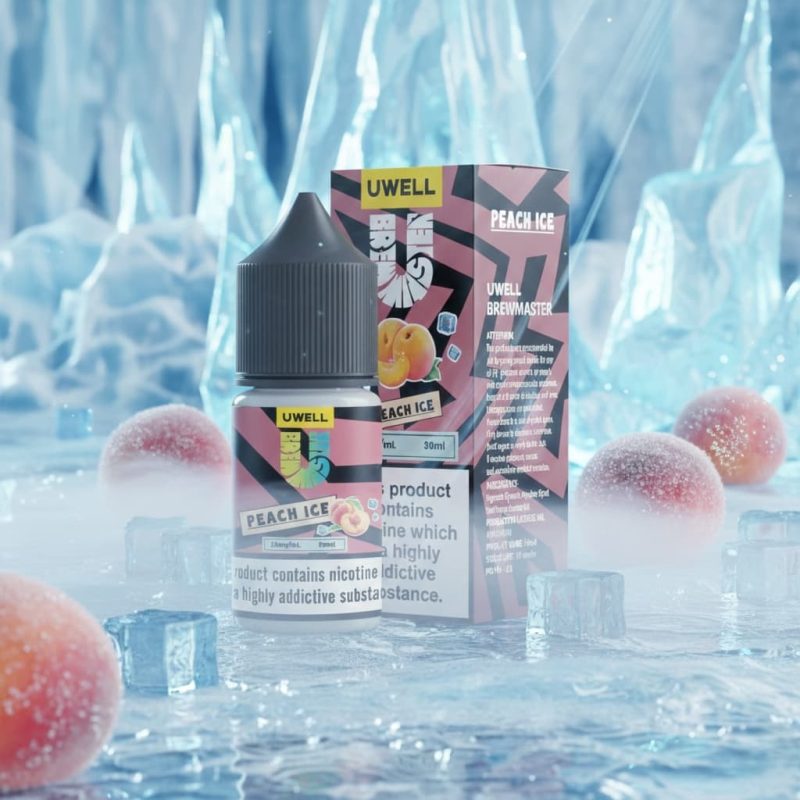 سالت نیکوتین یوول طعم هلو یخ | Uwell Peach Ice Salt Nicotine 30ml - Image 2