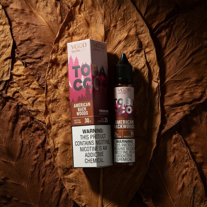 سالت ویگاد تنباکو آمریکایی VGOD Tobacco+ American Backwoods Tobacco - Image 2